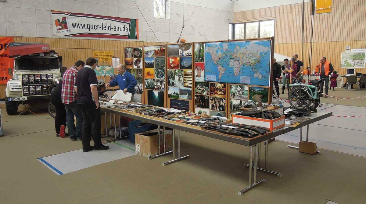 Хайнц Штуке на выставке Дни приключений в Глаухау, 2020 год