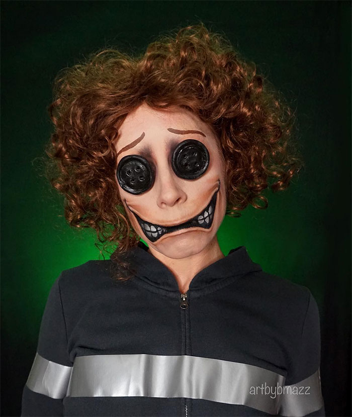 Бренна Маццони в образе Уайби из мультфильма &laquo;Коралина&raquo;