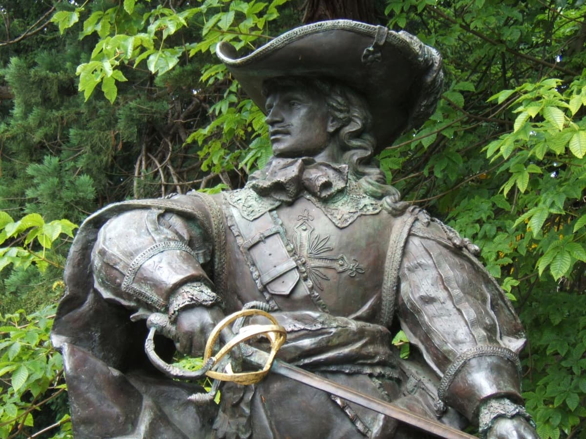 Памятник д'Артаньяну в Маастрихте, парк Альденхоф