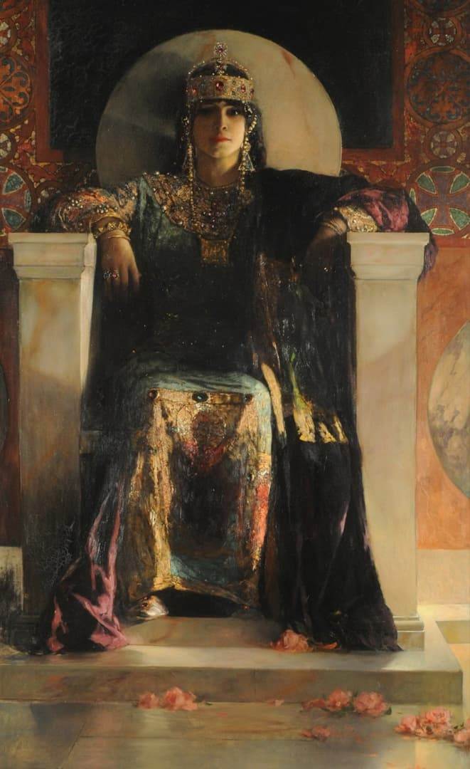 Императрица Феодора, художник Жан-Жозеф Бенжамен-Констан, 1887 год