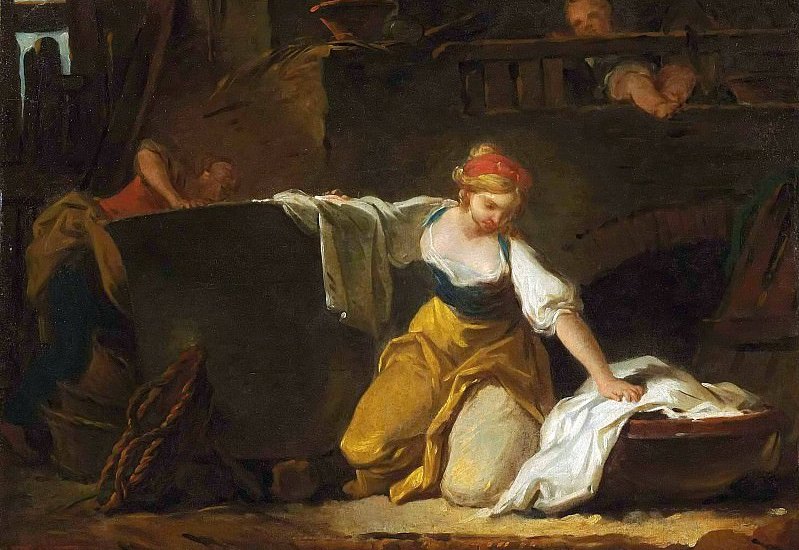 Молодая прачка. Жан Оноре Фрагонар. Конец XVIII века