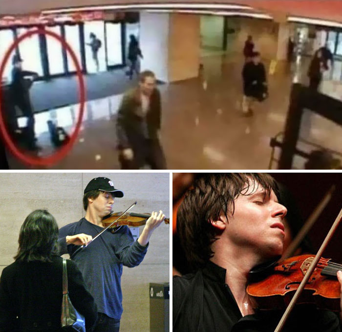 Джошуа Белл играет в метро Вашингтона — эксперимент газеты Washington Post о красоте и внимании