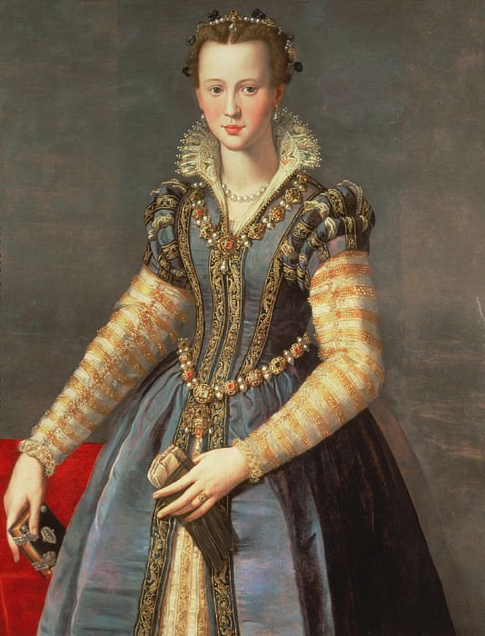 Портрет Марии Медичи кисти Аллори, 1600 год