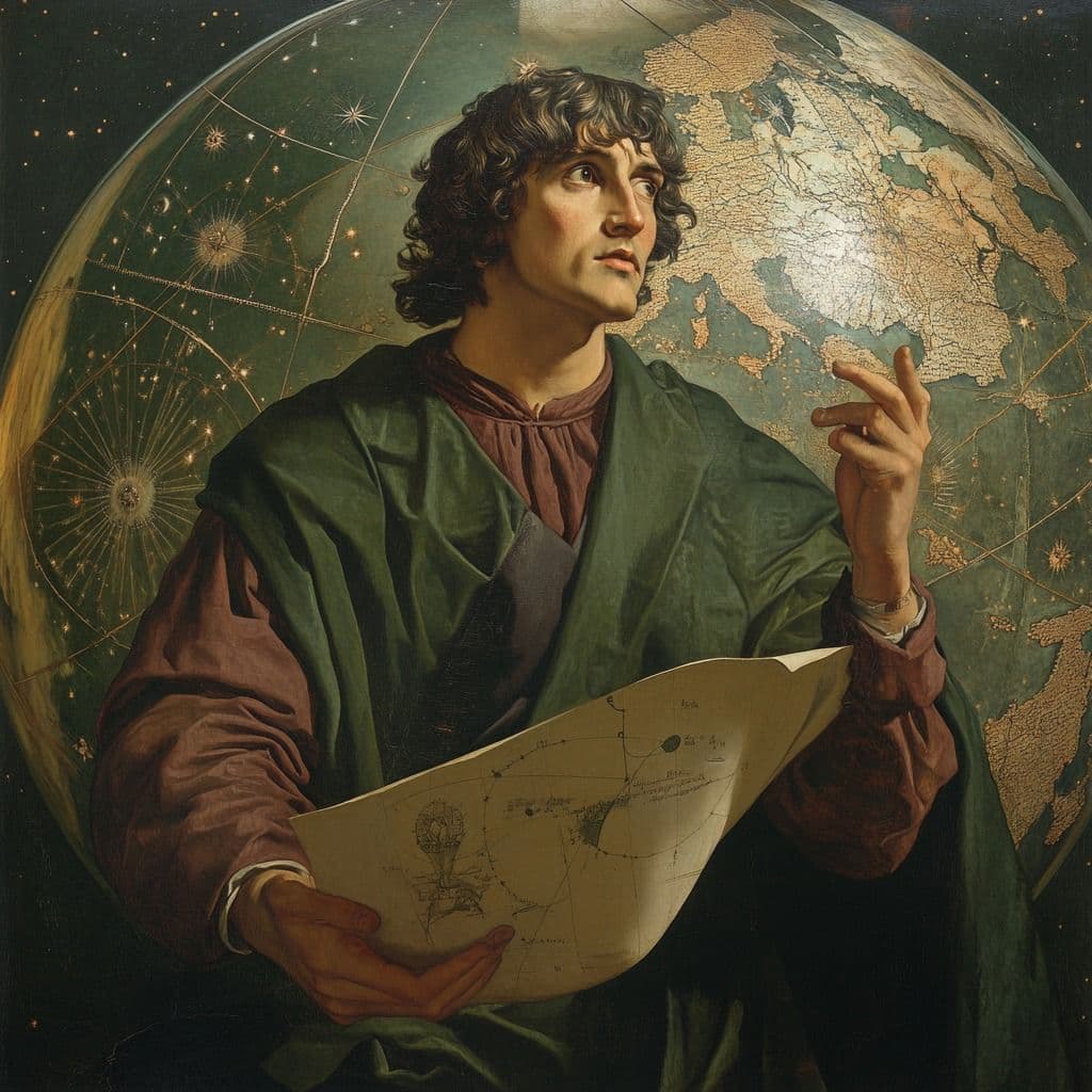 Портрет Николая Коперника — астроном XVI века