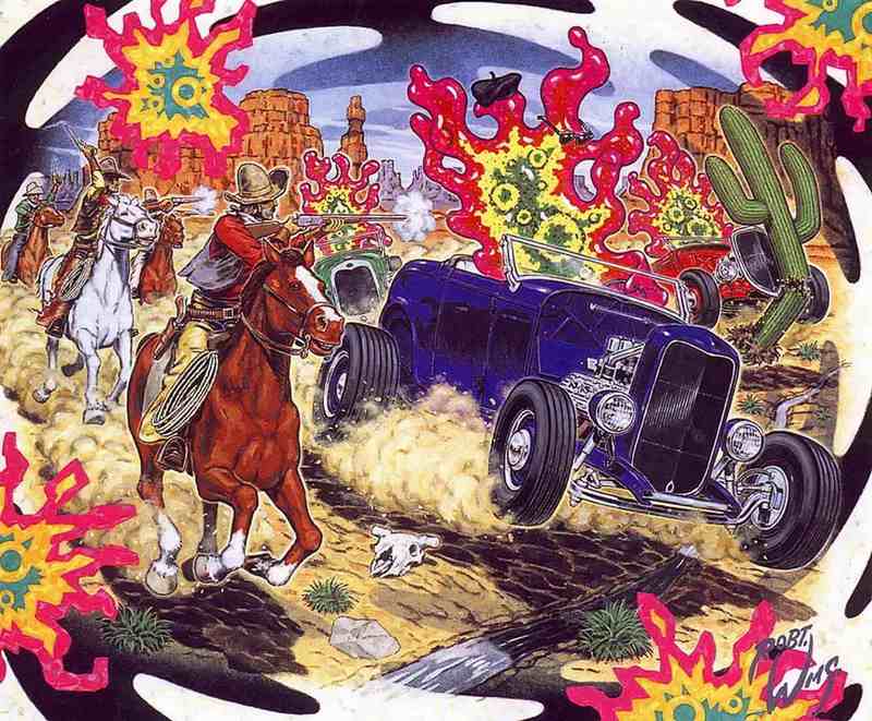 Роберт Уильямс Синий автомобиль