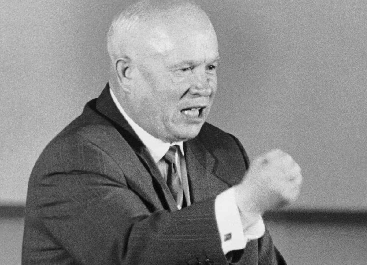 Никита Хрущёв 1955 год первый секретарь ЦК КПСС