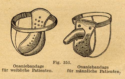Пояса от мастурбации, женский и мужской, Германия, 1890-е годы