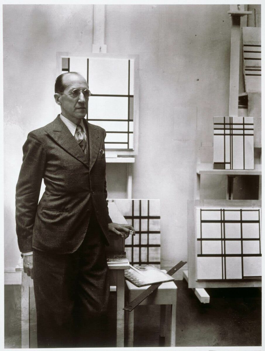 Пит Мондриан, портрет работы Рожи Андре, 1937 год
