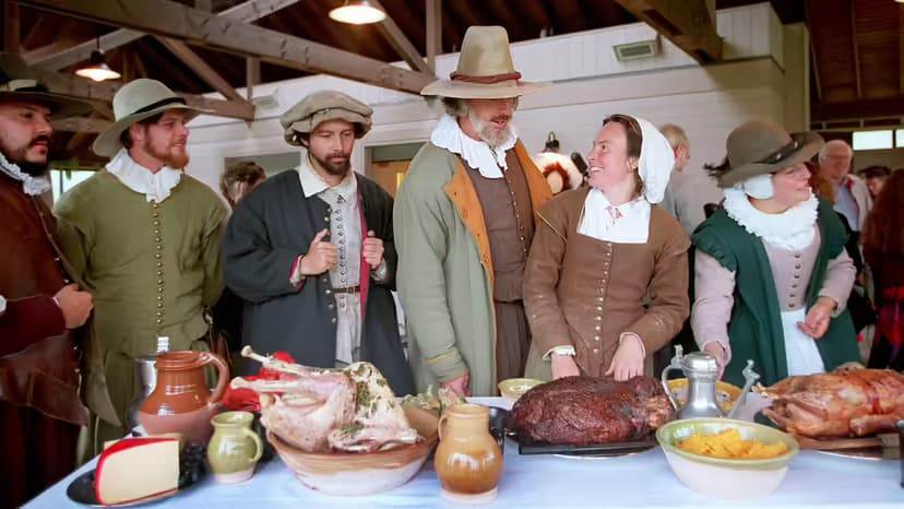 Реконструкторы пуританский костюм XVII век США