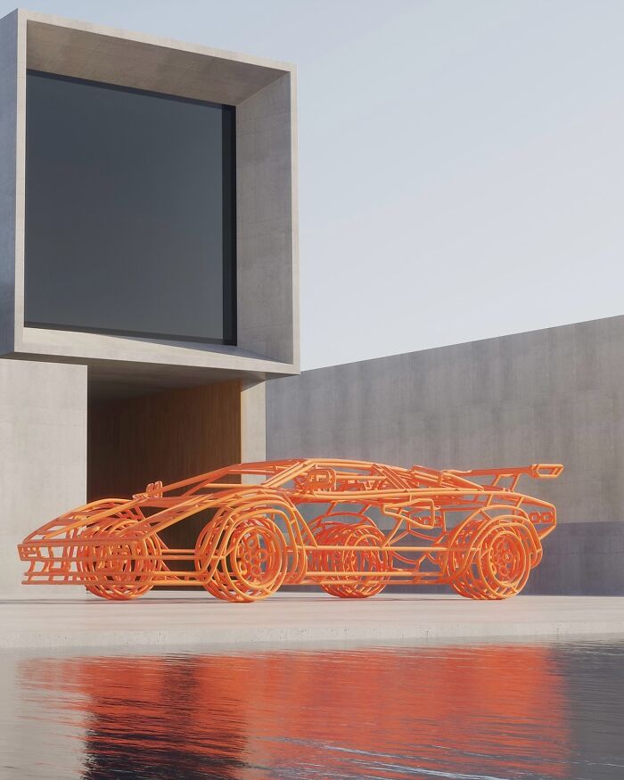 Wireframe Sculpture Бенедикта Рэдклиффа