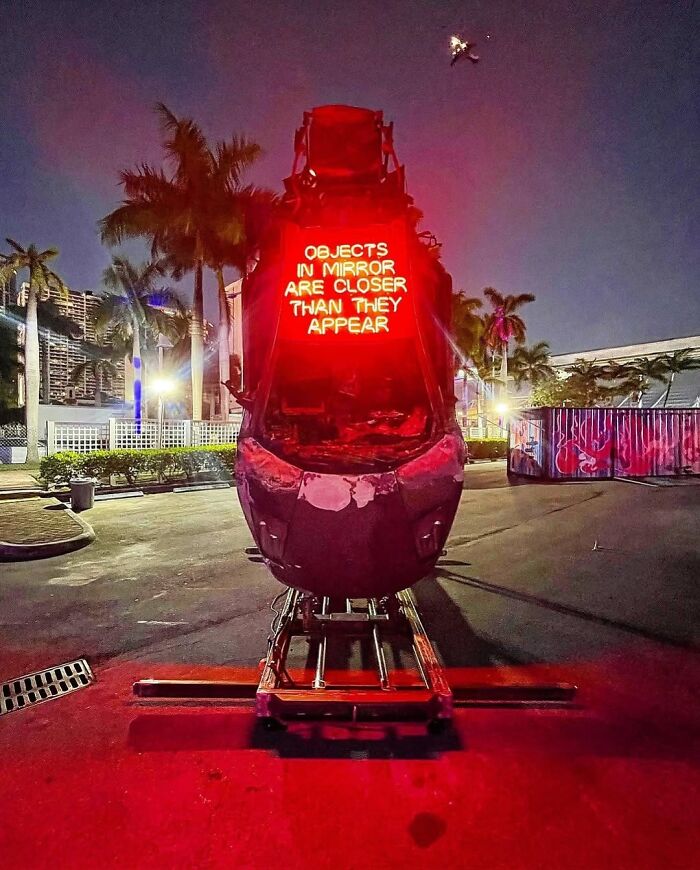 Objects in Mirror Are Closer Than They Appear работа художника Whisbe