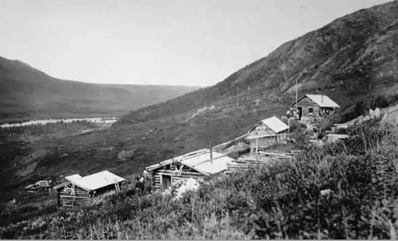 Лагерь старателей на Аляске в начале 1900-х годов, золотая лихорадка