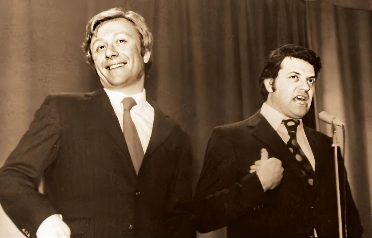 Александр Ширвиндт и Андрей Миронов вместе на сцене Театра сатиры, друзья и коллеги