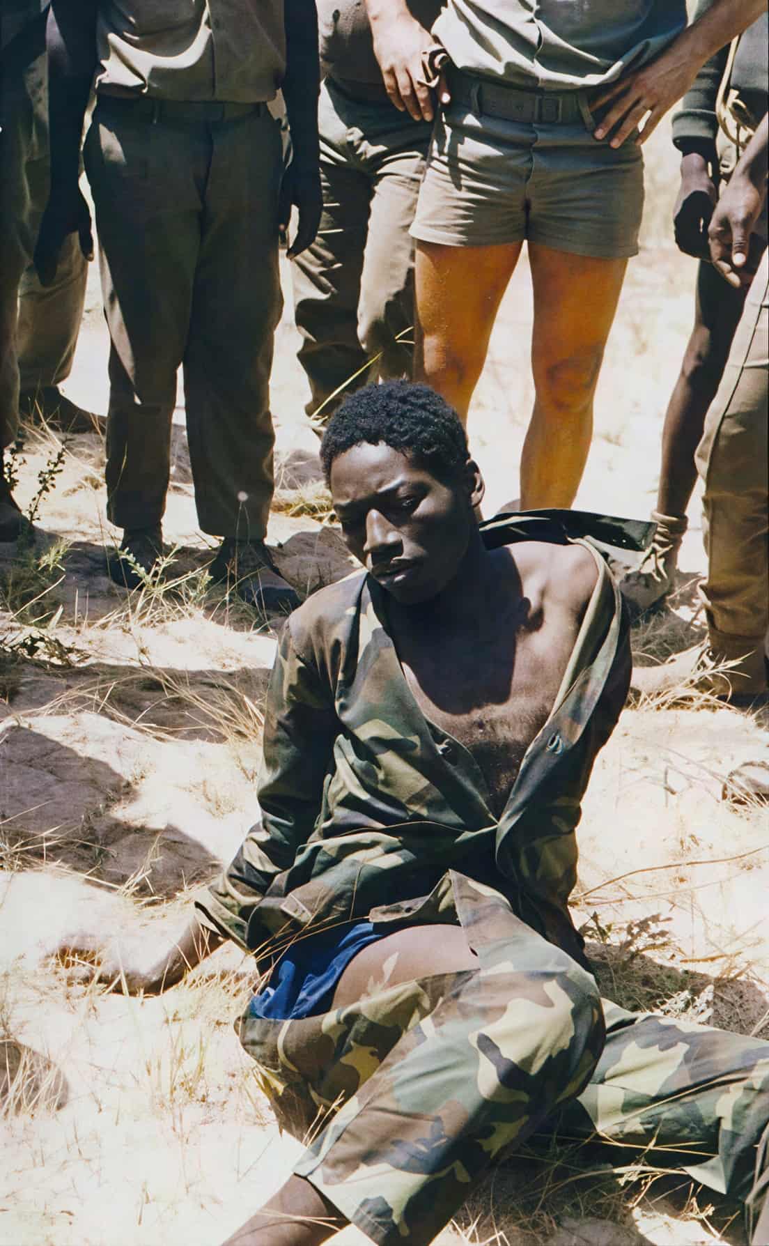 Пленный партизан СВАПО &mdash; одна из будущих жертв &laquo;полётов смерти&raquo;