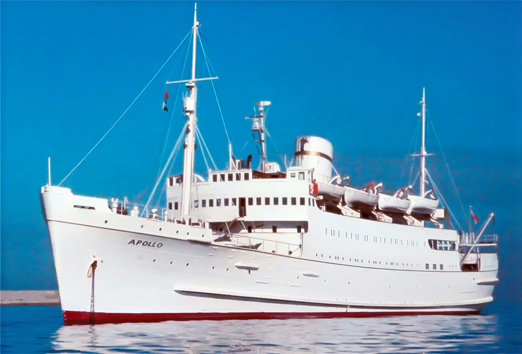 "Флагман Си Орг &mdash; корабль Аполло Л. Рона Хаббарда, Средиземное море, 1960-е