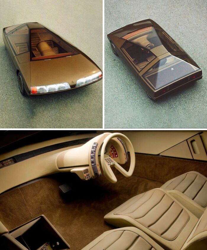 Citro&euml;n Karin 1980 пирамидальный концепт-кар