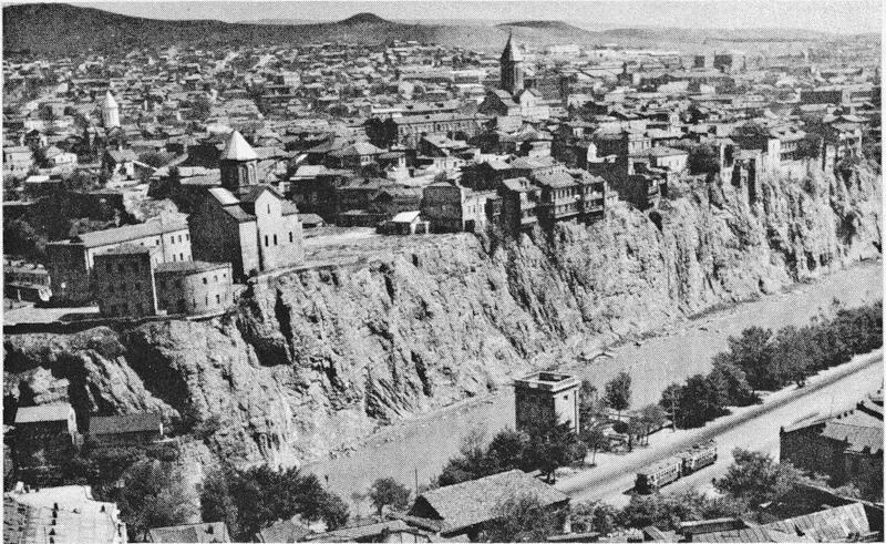 Панорама Тбилиси 1947 &mdash; столица Грузинской ССР