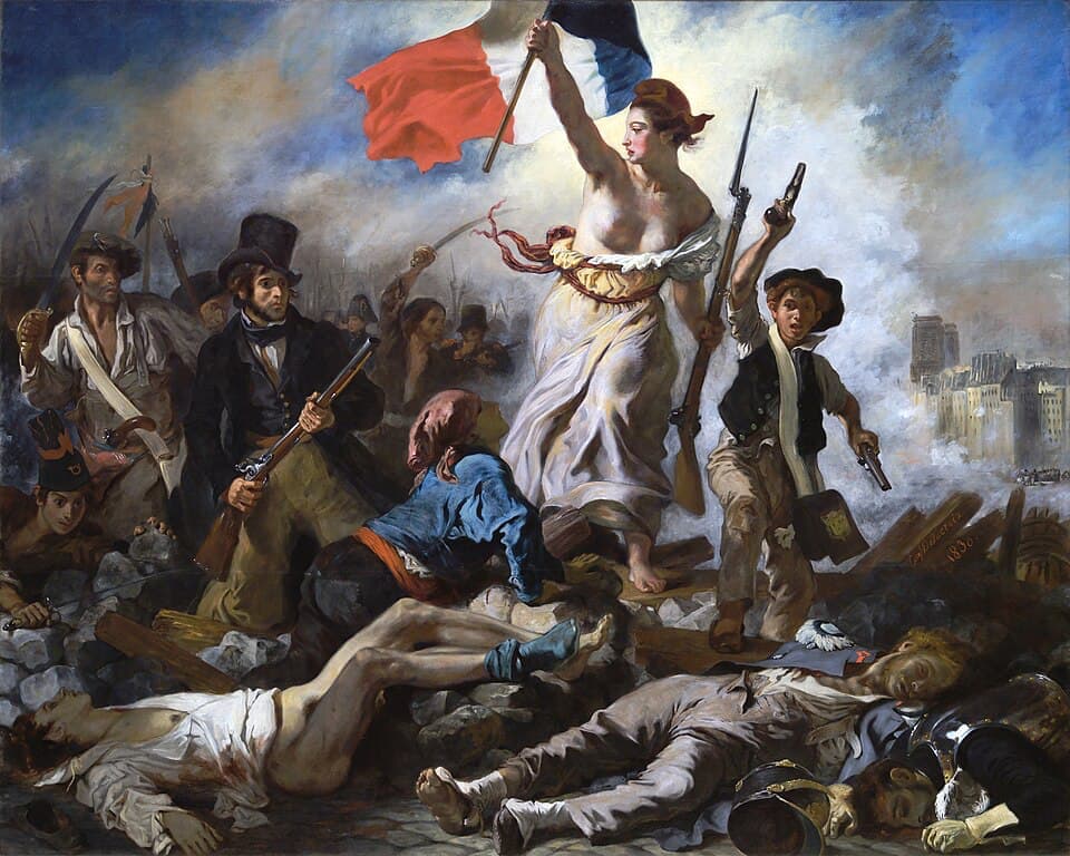 Bigpicture ru la liberté guidant le peuple eugène delacroix musée du louvre peintures rf 129 après restauration 2024 1