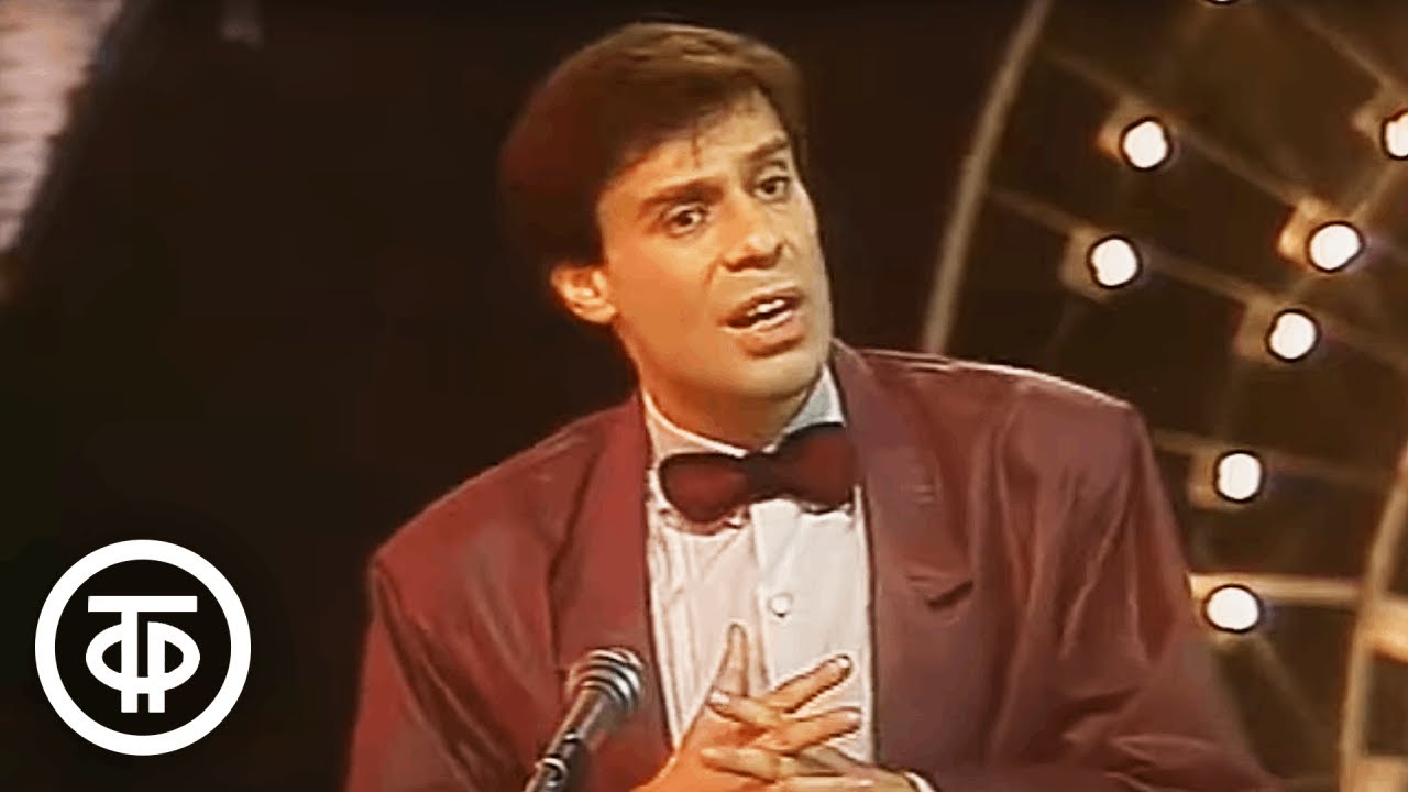 Ефим Шифрин в телепередаче, 1986 год