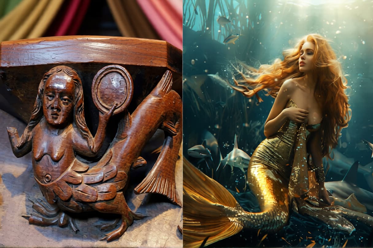 Эволюция образа русалки: от древних богинь до современного канона