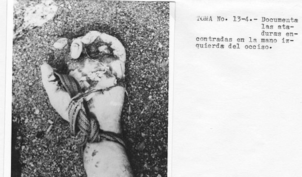 Фотографии некоторых жертв полётов смерти, ставшие уликами в суде