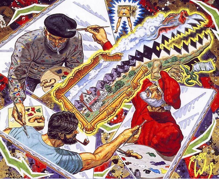 Роберт Уильямс художник в чёрной кепке