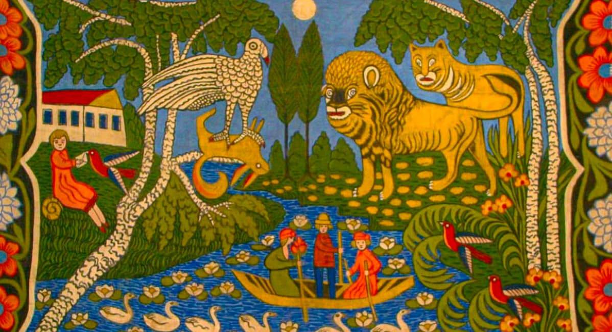 Маляванки Алёны Киш &mdash; расписные ковры белорусской художницы-примитивистки