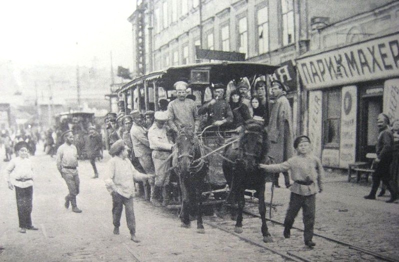 Революционная Одесса 1917 год улица толпа