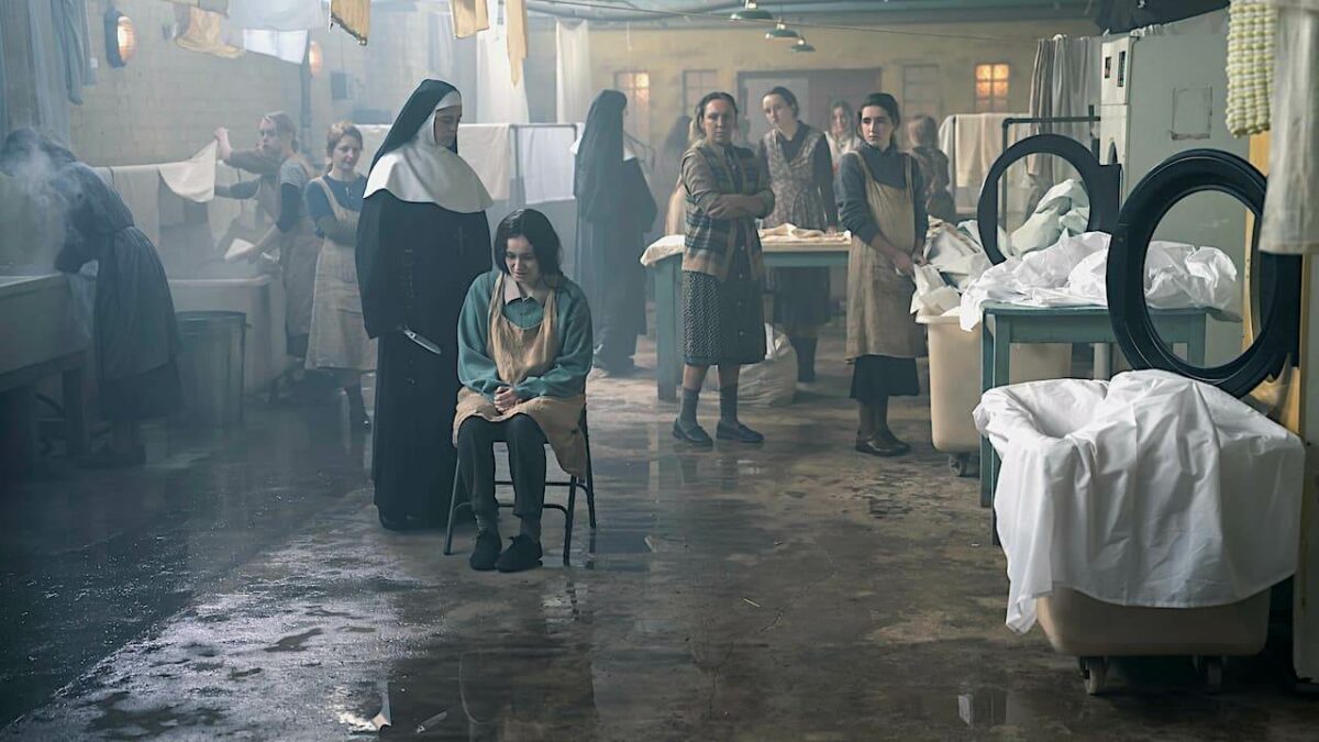 Кадр из сериала &laquo;Женщина в стене&raquo;, 2023 год &mdash; о судьбе бывшей узницы прачечной Магдалины