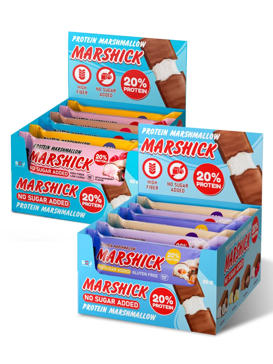Marshick протеиновые батончики без сахара