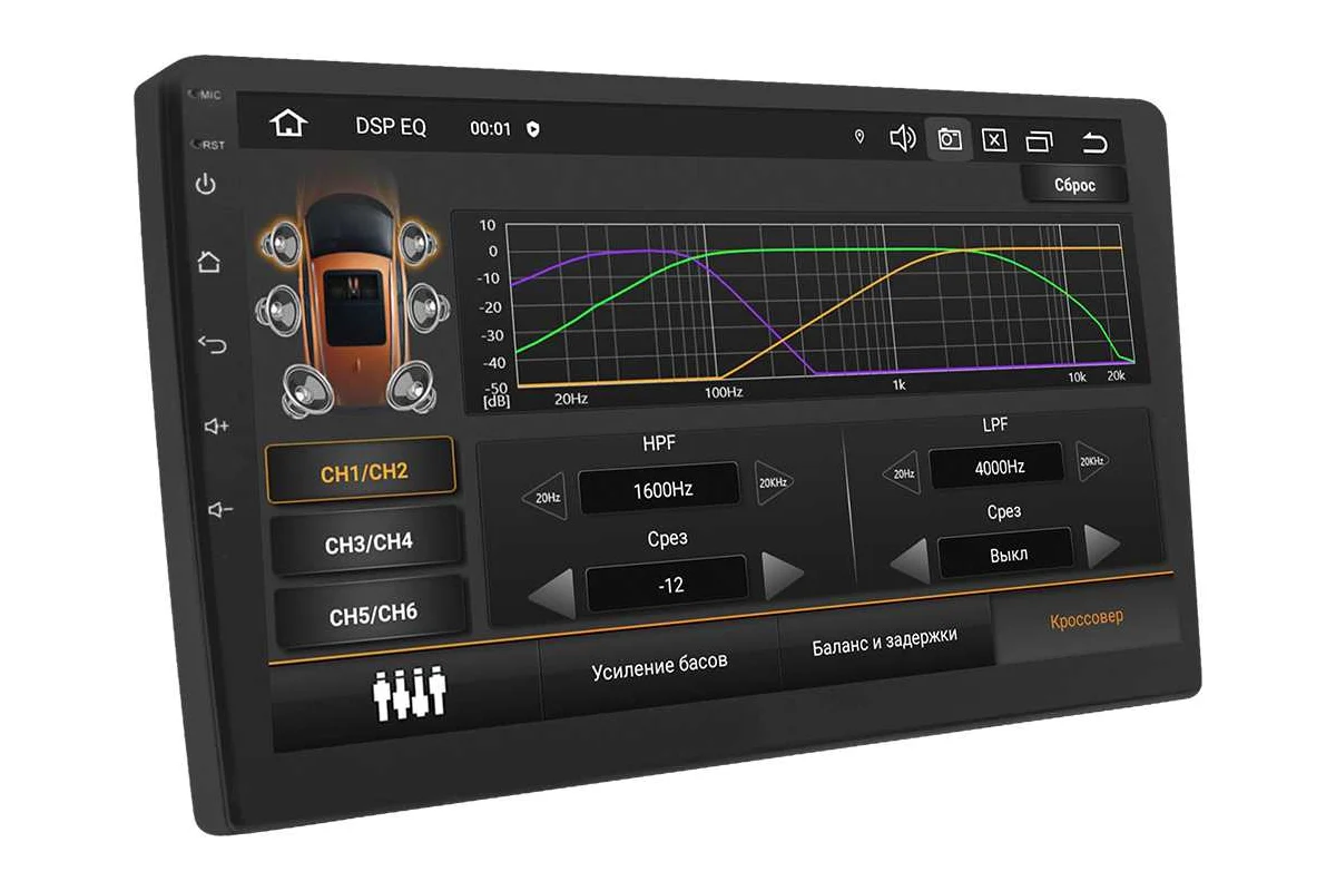 Автомагнитола acv 2din