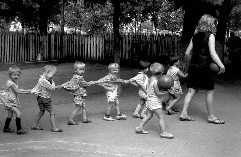 Детский сад на Кубани, СССР, фото Евы Арнольд