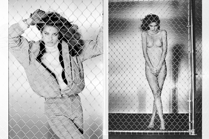 Bigpicture ru 10 memorable images of supermodel gia carangi the chain link fence photos by chris von wangenheim