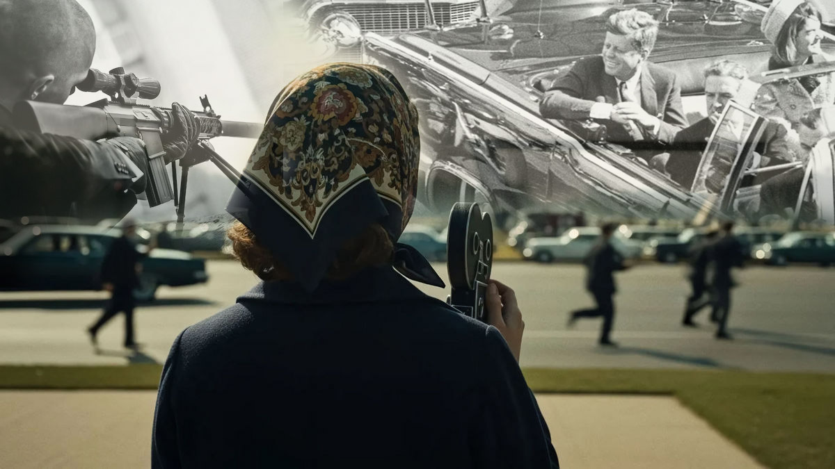 Леди Бабушка на площади Дили Плаза в день убийства Кеннеди, 22 ноября 1963 года