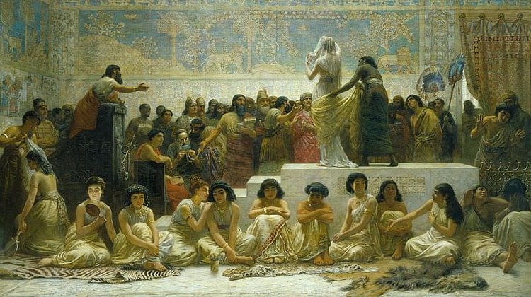 картина &laquo;Вавилонский рынок невест&raquo; (англ. The Babylonian Marriage Market), написанная британским художником Эдвином Лонгом в 1875 году