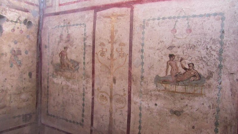 Эротические фрески Помпей &mdash; настенная живопись публичных домов I века нашей эры