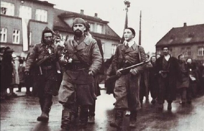 Даян Мурзин в 1944 году, командир партизанской бригады имени Яна Жижки в Чехословакии