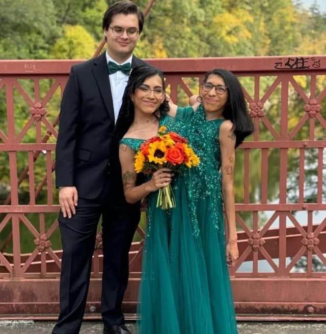 Кармен Андраде и Дэниел МакКормак на свадьбе