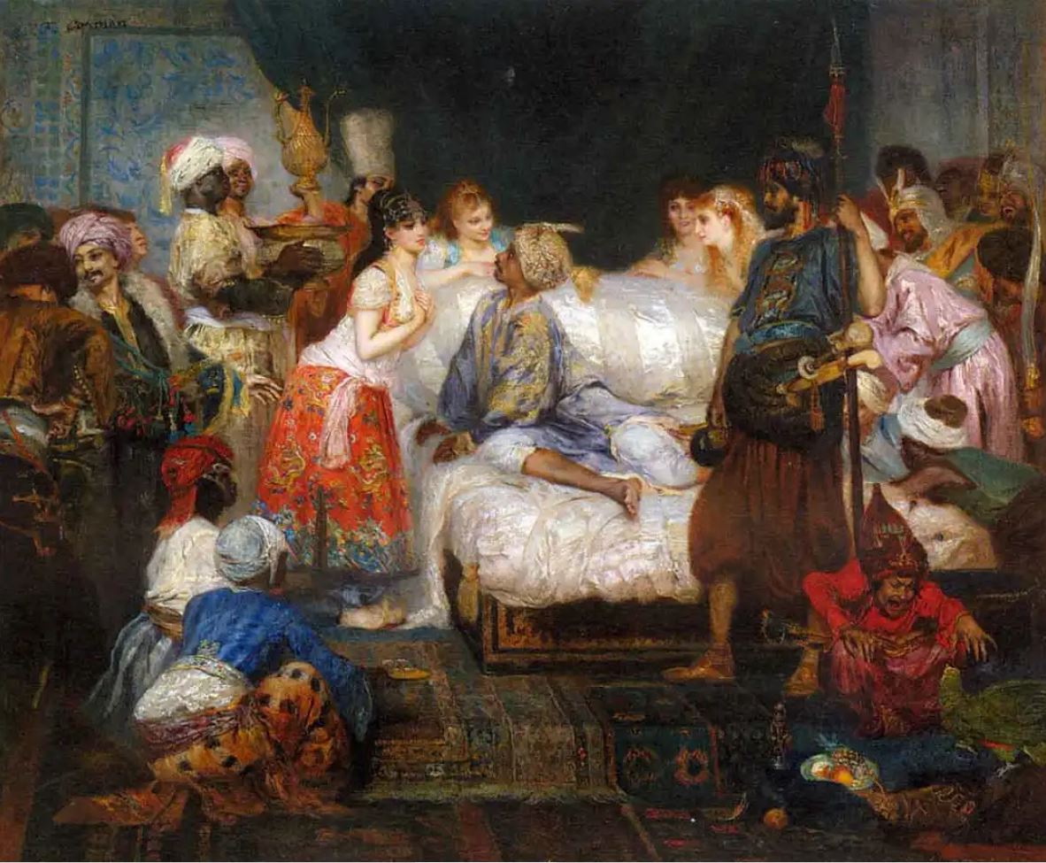 Гарем. Фернан Кормон. 1870-е годы