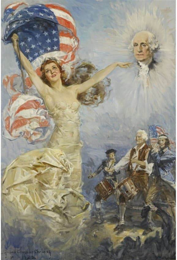 Говард Чандлер Кристи — Мать его страны, 1930 год