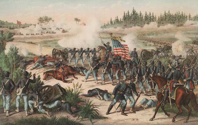 Сражение при Оласти 20 февраля 1864 года &mdash; крупнейшая битва Гражданской войны во Флориде