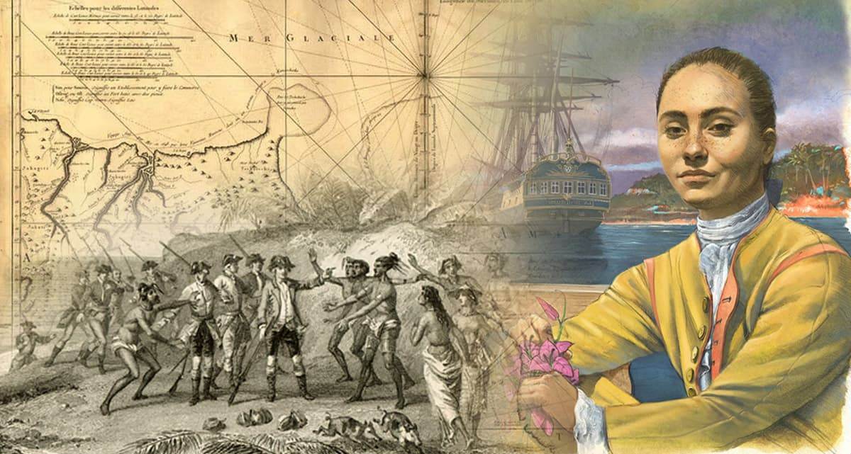 Карта кругосветного маршрута экспедиции Бугенвиля 1766&ndash;1769 годов