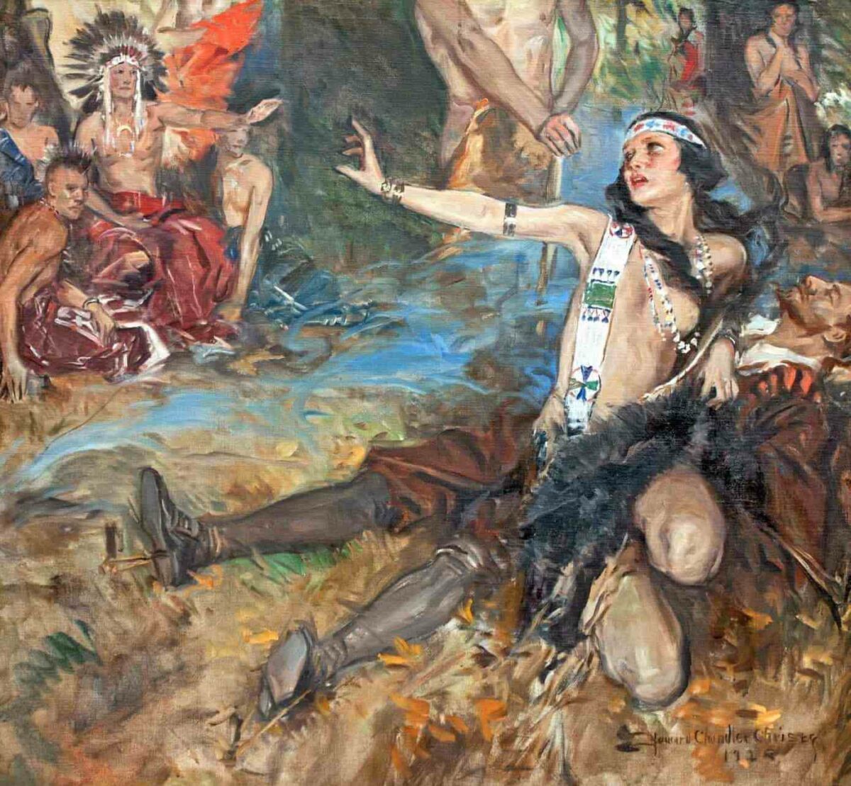 Говард Чандлер Кристи — Покахонтас, 1926 год
