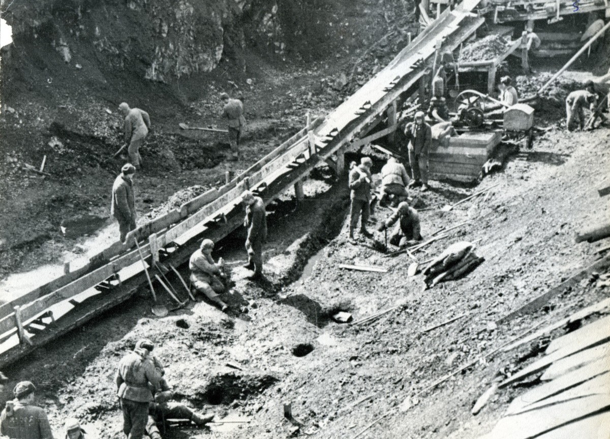 Строительство Норильского горно-металлургического комбината силами заключённых Норильлага