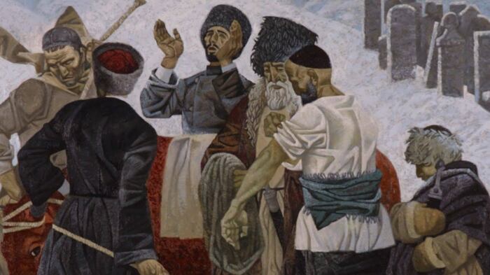 фрагмент картины Рустама Яхиханова