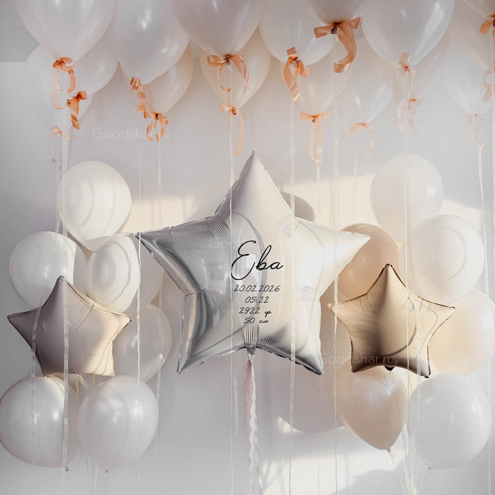 Bigpicture ru набор воздушных шаров на выписку