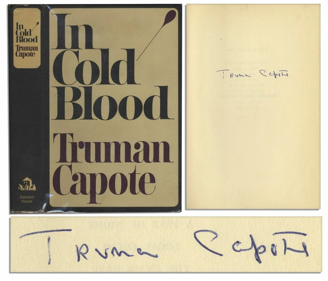 Первое издание &laquo;Хладнокровного убийства&raquo; Трумена Капоте, Random House, 1966