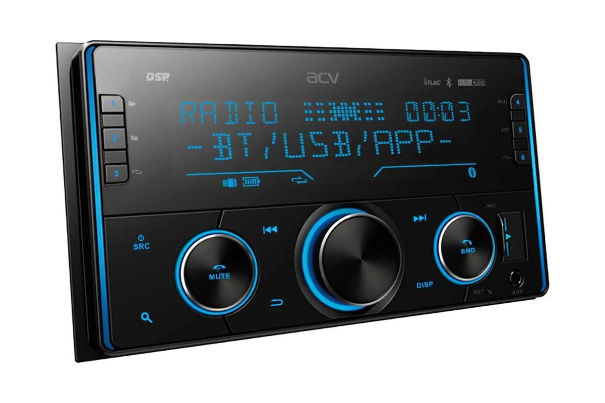 Магнитола acv 2din adx 211bm
