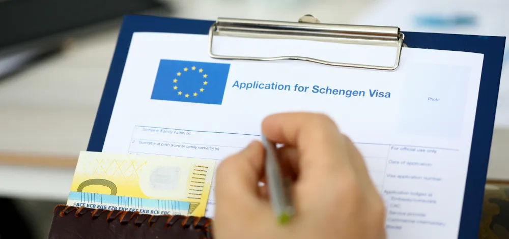 Виза заполнение