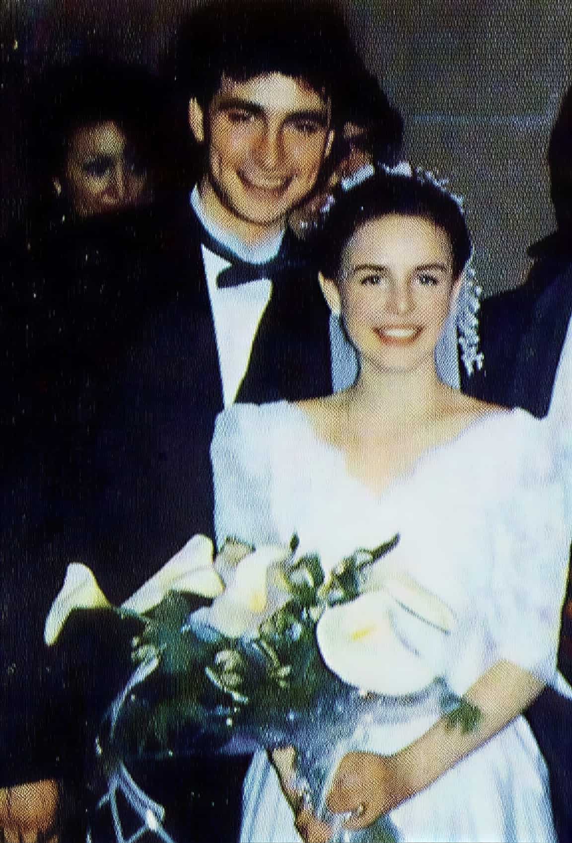 Свадьба Екатерины Гордеевой и Сергея Гринькова, апрель 1991 года